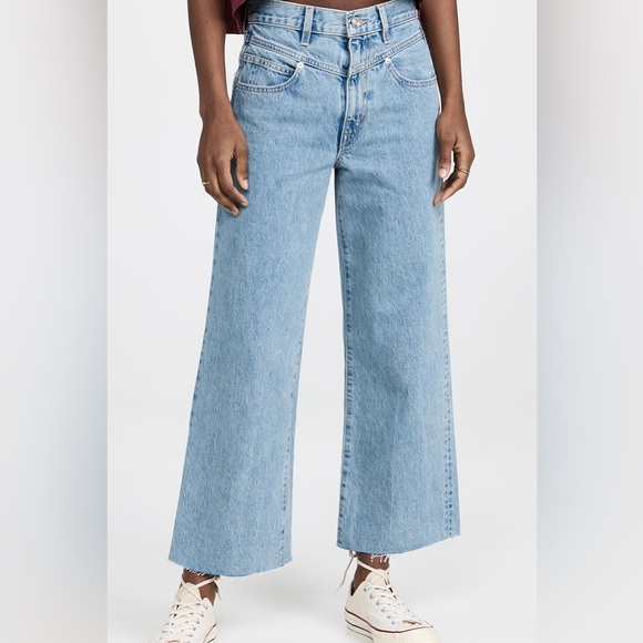 SLVRLAKE Grace Crop Double Yoke - Fool for Love sz 25 - Picture 2 of 6